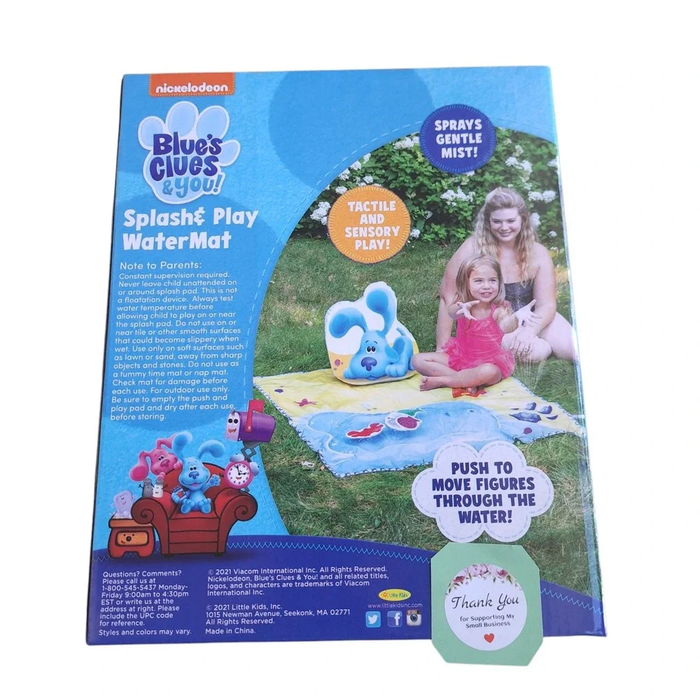 Little Kids Nickelodeon Blue's‎ Clues & You Splash & Play Water Mat 18+ Months